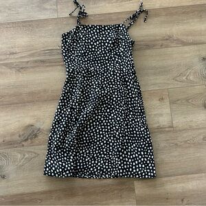 Gianni Bino Girls Black and White PokaDot Dress